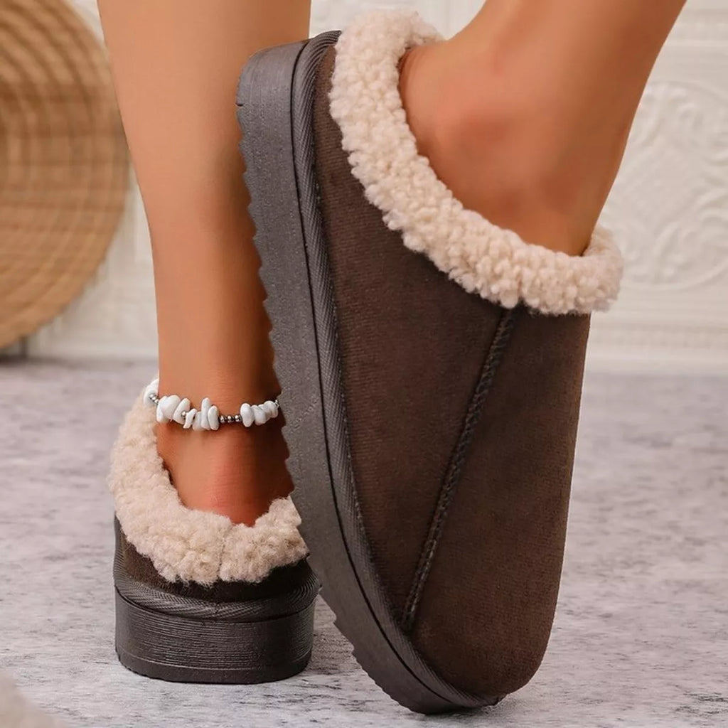 Cozy Plush Lined Clog Slippers