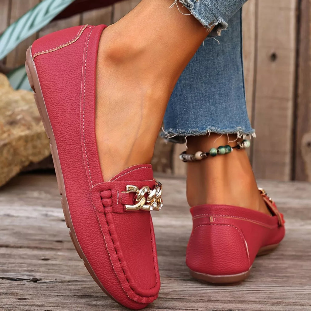 Round Toe Slip-Ons