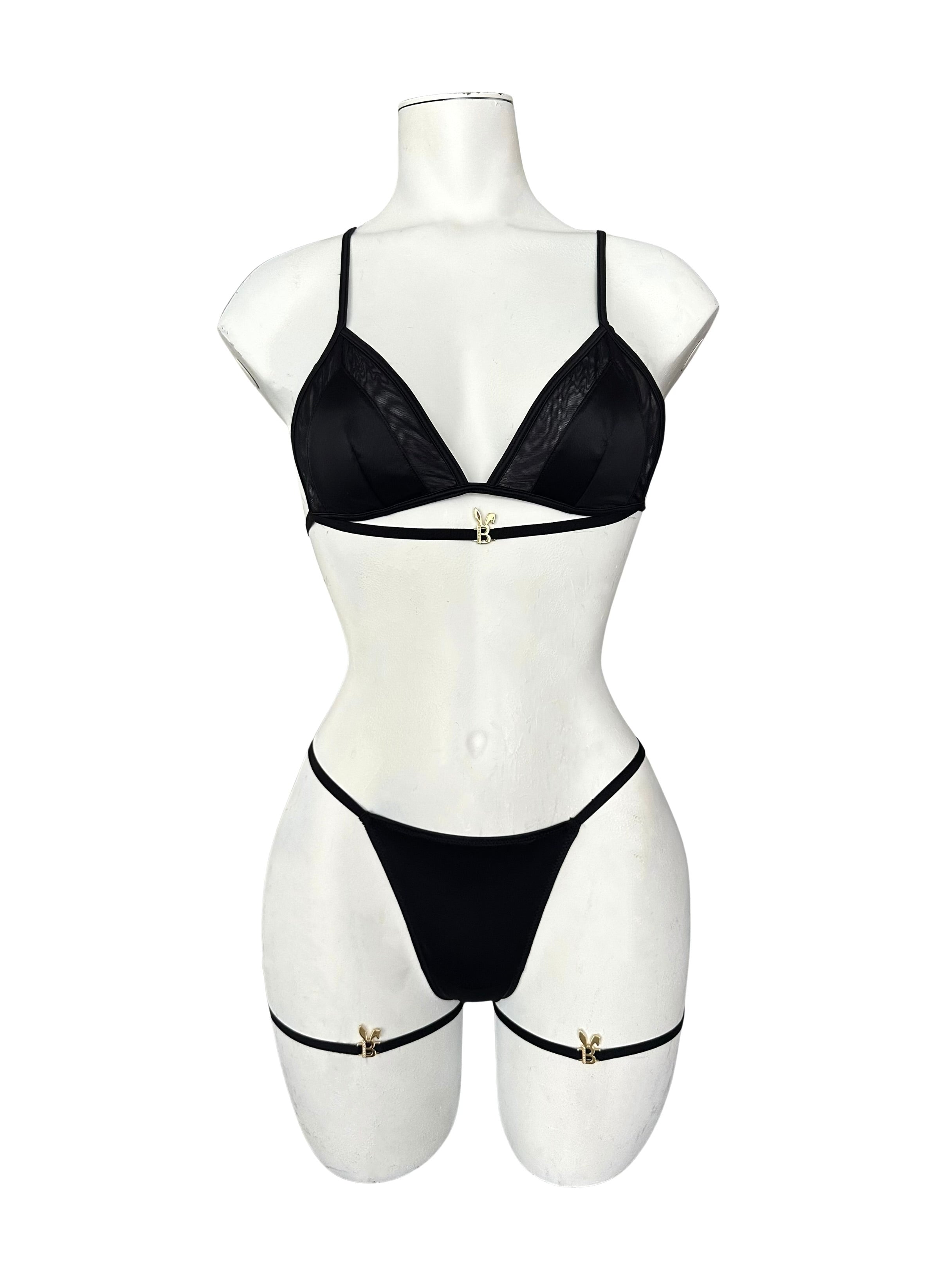 LINGERIE SET IN BLACK