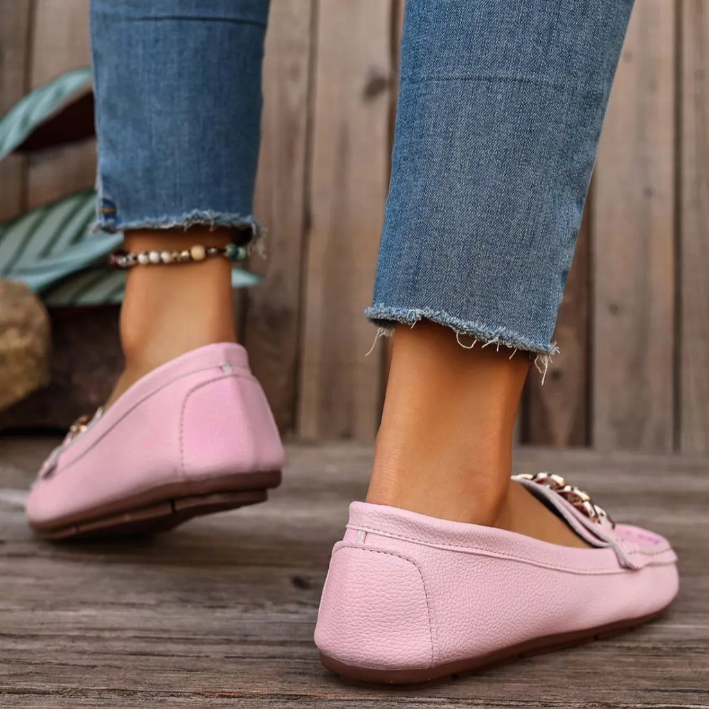 Round Toe Slip-Ons