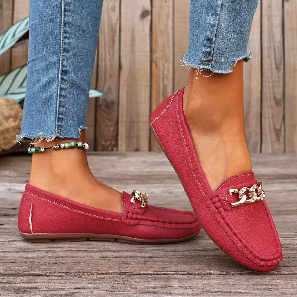 Round Toe Slip-Ons