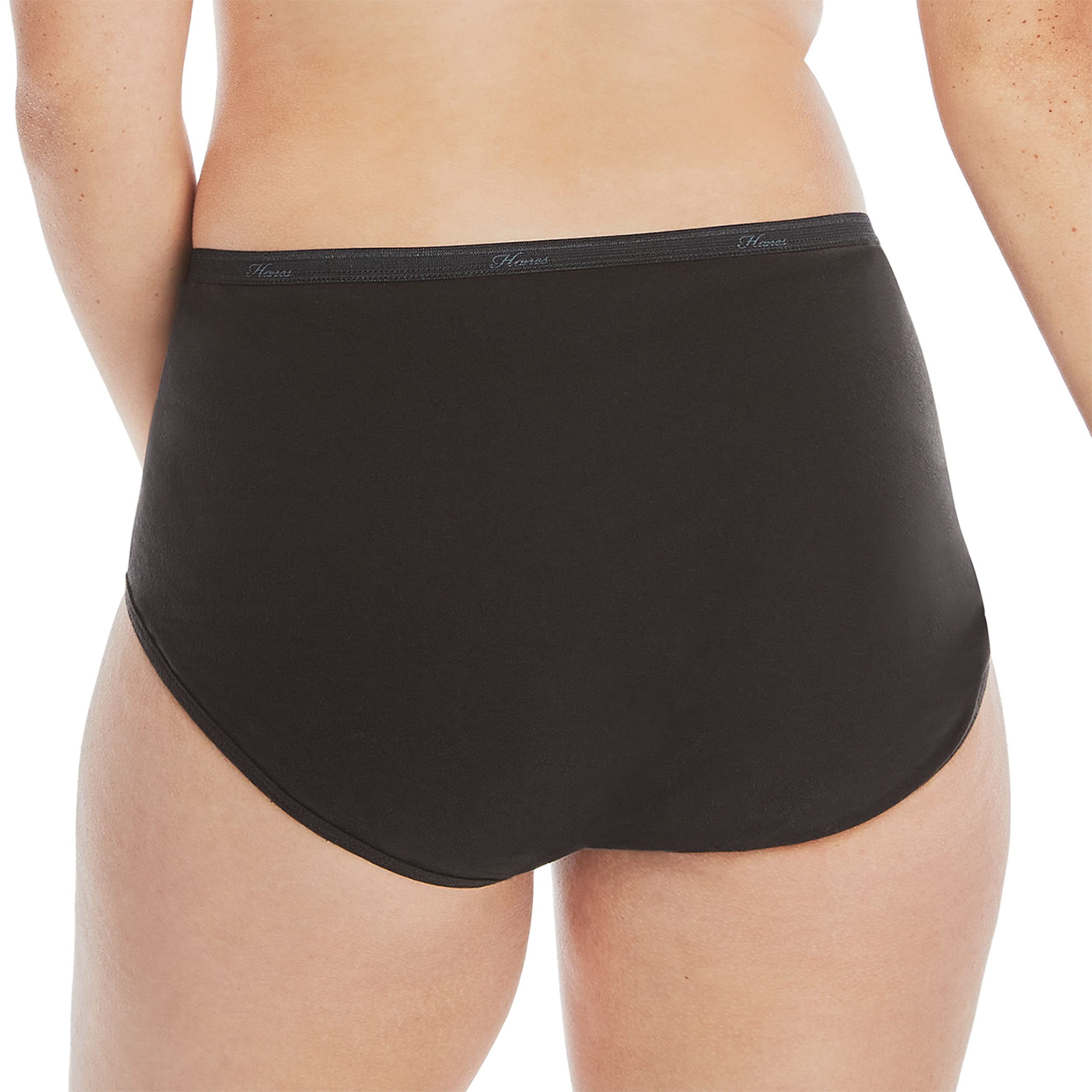 Hanes Women's Underwear Pack, 10-Pack, Full-Coverage Cotton Blend Panties, Moisture-Wicking Underwear for Women