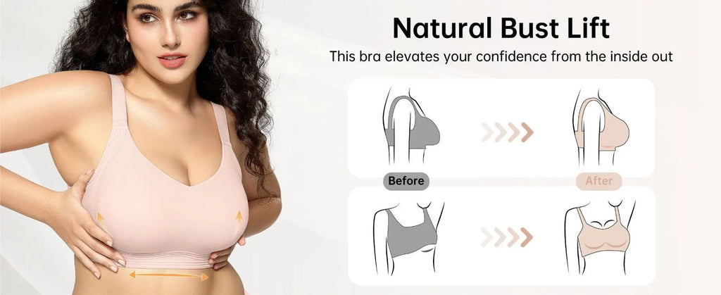 Women's Wire-free Seamless Bra Solid Color Full Cup Thin Molding Underwear Seamless Push-up Comfortable Underwear
