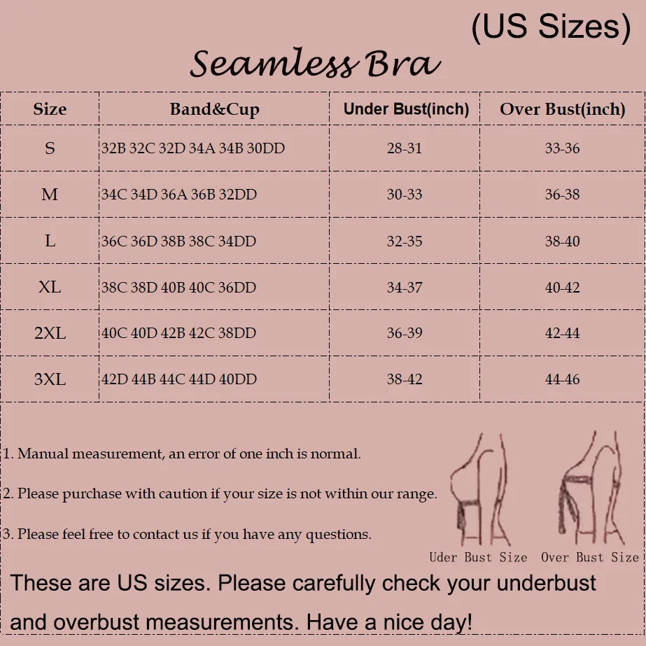 Women's Wire-free Seamless Bra Solid Color Full Cup Thin Molding Underwear Seamless Push-up Comfortable Underwear