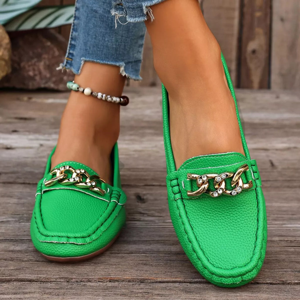 Round Toe Slip-Ons