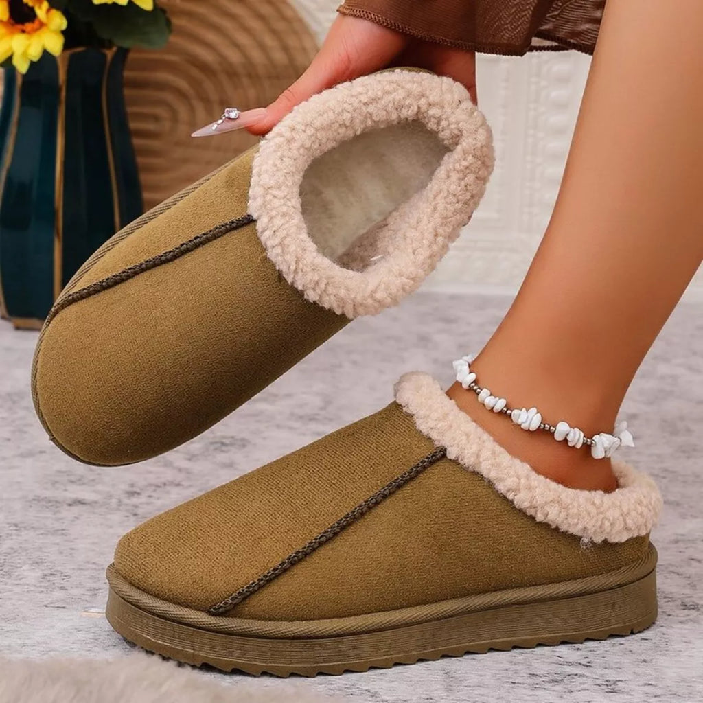 Cozy Plush Lined Clog Slippers
