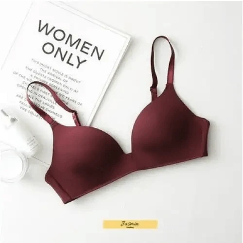 Seamless Bras for Women Push Up Bra No Wire Brassiere A B Cup Underwear Bra Three Quarters 3/4 Cup Thin Soft Sexy