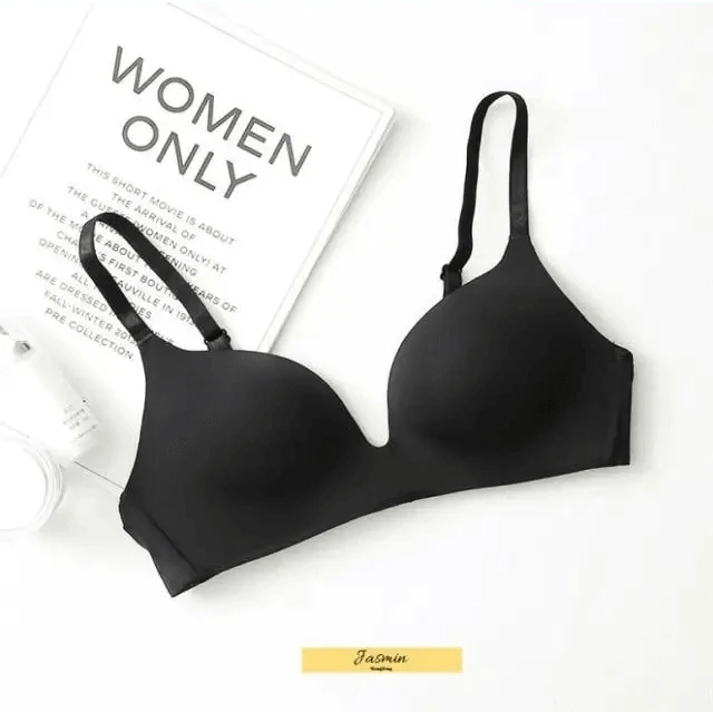 Seamless Bras for Women Push Up Bra No Wire Brassiere A B Cup Underwear Bra Three Quarters 3/4 Cup Thin Soft Sexy